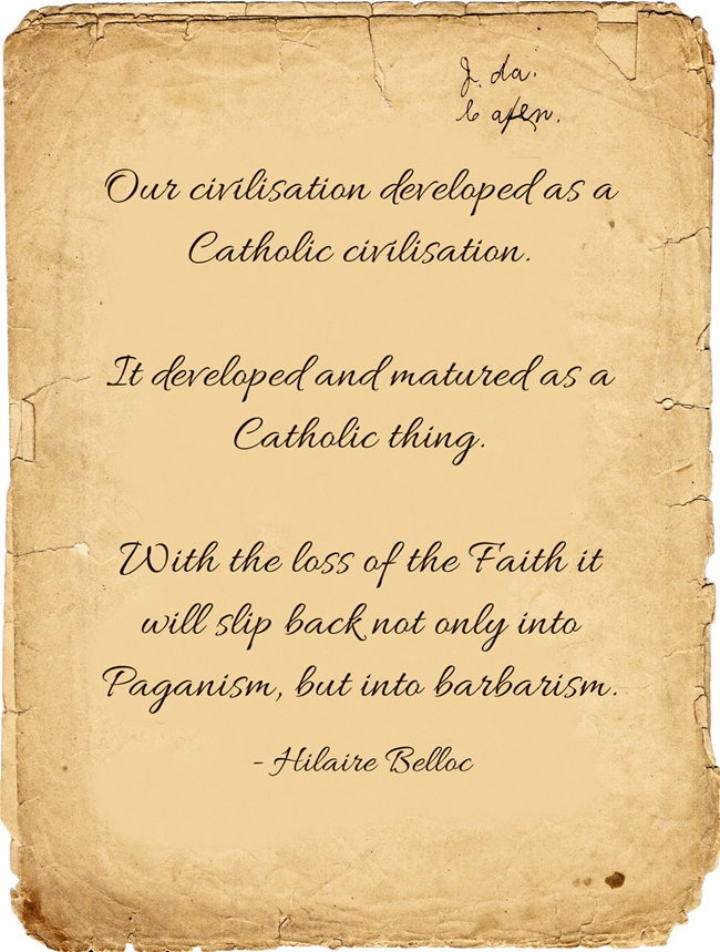 Hilaire Belloc Catholic