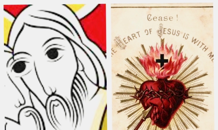Sacred Heart or Cartoon Jesus?