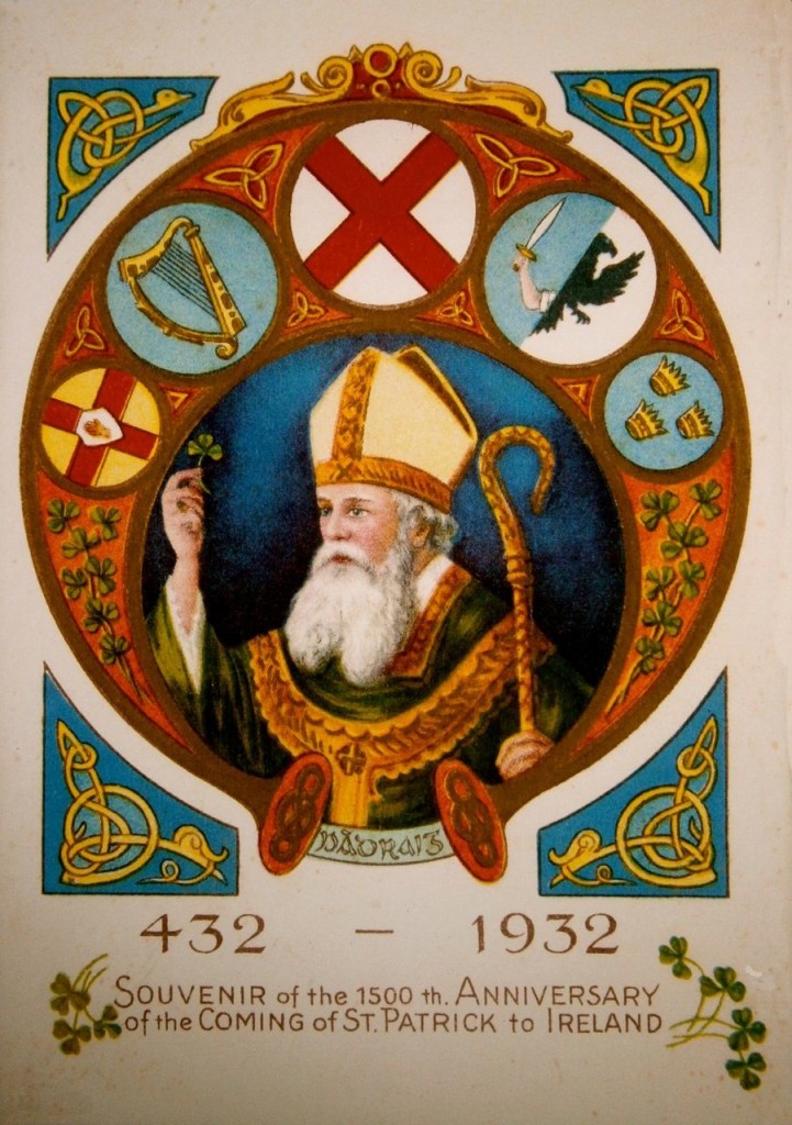 St. Patrick from 1500 year centennial commemoration of his mission to Ireland