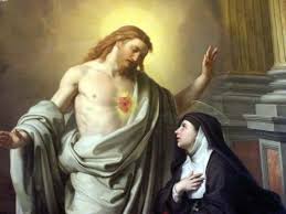 St. Margaret Mary and the Sacred Heart
